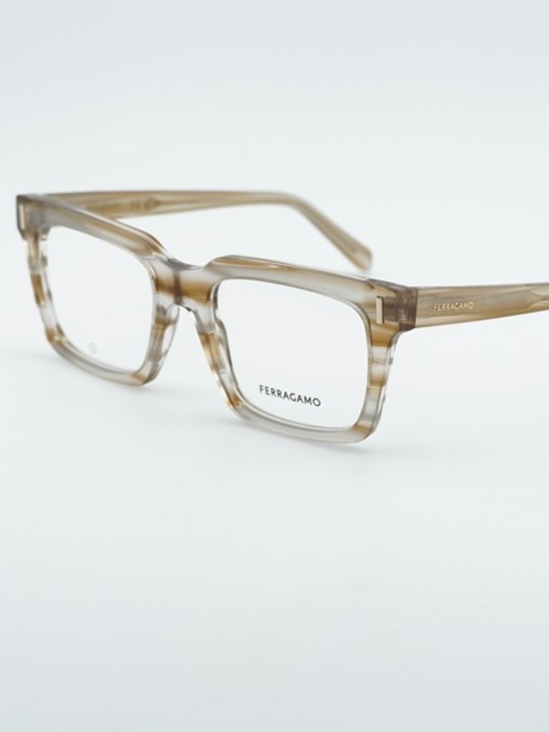 Salvatore Ferragamo Sf2993 279 Unisex Eyeglasses Sand 53mm Square Frame